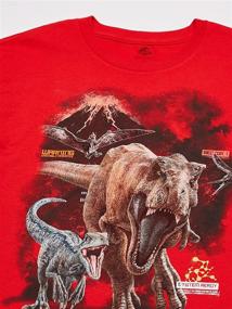 img 3 attached to 🦖 Boys' Clothing: Jurassic World Raptor Sleeve T-Shirt with Enhanced SEO