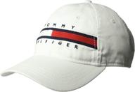 stylish and classic: tommy hilfiger men's dad hat avery – elevate your style logo
