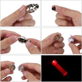 img 1 attached to BFVV Vabration Sensor LED Bike Wheel Light Tire Valve Cap Neon Lamp Waterproof Shockproof For Front &Amp