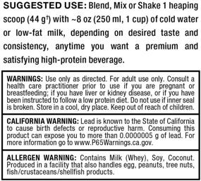 img 1 attached to 🏋️ HEXAPRO French Vanilla Protein Powder (2 lb.) - Top Quality Muscle Recovery & Lean Muscle Building Formula