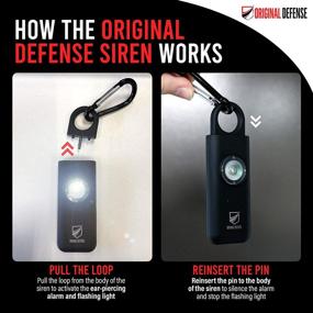 img 1 attached to 🔑 Authentic Defense Siren - Personal Keychain Alarm for Security of Women, Kids & Elders. Personal Alarms in Mint Green
