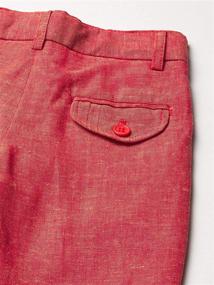 img 2 attached to 👖 Isaac Mizrahi Boys' Chambray Linen Purple Pants