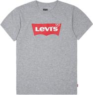 👕 приобретите стильную футболку с логотипом levi's для модных мальчиков логотип