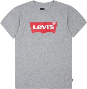 img 4 attached to 👕 Приобретите стильную футболку с логотипом Levi's для модных мальчиков