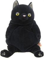 sinda global cat plush black (m): perfect for cuddles and comfort logo