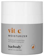 💧 baebody vitamin c moisturizer cream with jojoba oil, vitamin e | 1.7 oz | enhanced with vitamin c logo