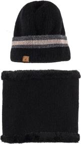 img 3 attached to Beanie Warmer Fleece Scarf Gaitor Outdoor Recreation in Outdoor Clothing