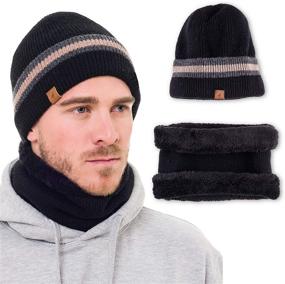 img 4 attached to Beanie Warmer Fleece Scarf Gaitor Outdoor Recreation in Outdoor Clothing