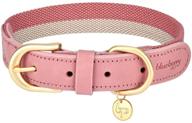 exclusive collection: blueberry pet genuine leather dog collars - choose from 10+ alluring patterns, 2 varieties available logo
