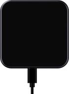 🔌 fast glass wireless charger pad 15w epp: qi certified charging station for apple watch, iphone, airpods, samsung galaxy s21 - black aluminum, slim & elegant design logo