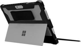 img 1 attached to 📱 MAXCases Extreme Shell for Microsoft Surface Pro 5, 6, & 7: Rugged Protective Case with Military Drop Test Certification, Protective Stand, Stylus Pen Holder, Laptop Case - Black