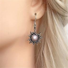 img 2 attached to CHUNYANAN Asymmetry Bohemia Earrings Crystal