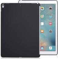 📱 khomo ipad pro 12.9 inch charcoal gray color case - 2017 version - companion cover for apple smart keyboard logo