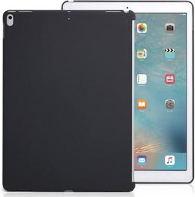 img 4 attached to 📱 KHOMO iPad Pro 12.9 Inch Charcoal Gray Color Case - 2017 Version - Companion Cover for Apple Smart Keyboard