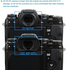 img 3 attached to 📷 Enhance Your Fuji Camera Viewing Experience with JJC Eyecup Finder Eyepiece EF-XT L Replacement