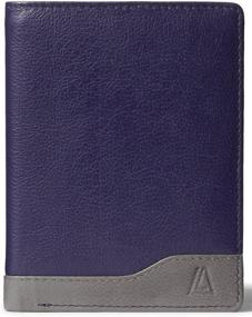 img 4 attached to 👔 LEATHER ARCHITECT Men's Leather Bifold Wallet: Elegant Men's Accessories for Cards, Cash, and Organization