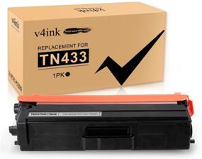 img 4 attached to 🖨️ Высокая производительность картриджа с черным тонером V4INK совместимый с Brother TN433 TN431 для принтеров MFC-L8900CDW, MFC-L8610CDW, HL-L8260CDW, HL-L8360CDW