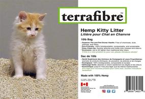 img 3 attached to 🐱 HURD Kitty Litter - Hemp-Based 10Lb Terrafibre Product