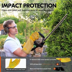 img 1 attached to Vgo Extra Long Thornproof Anti Abrasion Anti Impact