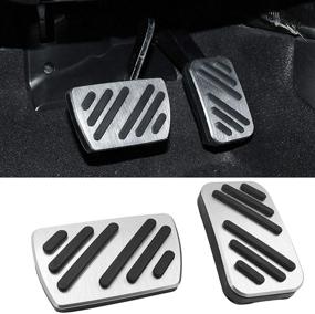img 4 attached to 🚗 TTCR-II Gas Brake Pedal Covers for Honda Accord/Civic/CRV/Ridgeline/Odyssey/Pilot/Passport, Acura RDX ILX MDX TLX Auto Pedal Pads (2 Pcs)