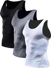 img 4 attached to Neleus Athletic Compression Under Layer Men's Clothing for Active