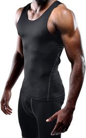 img 3 attached to Neleus Athletic Compression Under Layer Men's Clothing for Active