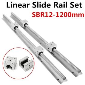 img 3 attached to CNCCANEN Linear Rail Guideway SBR12-1200Mm 2X SBR12 Fully Support 4X SBR12UU Bearing Block Slide Shaft Rod Guide For CNC