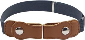 img 3 attached to 👧 Designer Comfort Kids No Buckle Belt (4-Pack) - Elastic Stretch Fit for Boys and Girls, Supports Independent Toddlers