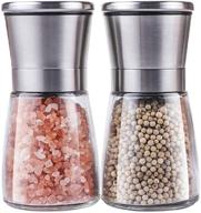 pepper grinder set adjustable coarseness logo