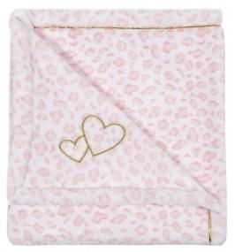 img 1 attached to 🐆 Just Born Pink Cheetah Blanket: Cozy and Stylish Baby Essential!