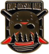 🏕️ брошь potiy camp crystal lake: украшение, вдохновленное пятницей 13-го, с юмористической ноткой шутки логотип