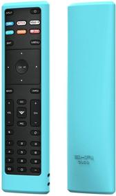 img 2 attached to SIKAI Remote Case Compatible With Vizio XRT136 Smart TV Remote Skin-Friendly Shockproof Silicone Cover For Vizio XRT136 Remote Washable Anti-Lost With Remote Loop (Glow In Dark Blue)