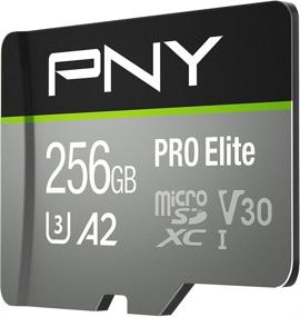 img 3 attached to 💾 PNY 256GB PRO Elite Class 10 U3 V30 microSDXC Flash Memory Card: Unleash Optimal Performance and Massive Storage Capacity