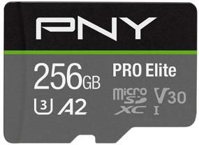 img 4 attached to 💾 PNY 256GB PRO Elite Class 10 U3 V30 microSDXC Flash Memory Card: Unleash Optimal Performance and Massive Storage Capacity