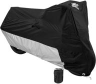 🏍️ nelson-rigg deluxe motorcycle cover: ultimate weather protection for xx-large touring, cruiser & adventure bikes with saddlebags & top trunk logo