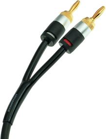 img 2 attached to Mediabridge 16AWG Ultra Series Speaker Cable With Dual Gold Plated Banana Tips (25 Feet) - CL2 Rated - High Strand Count Copper (OFC) Construction - Black [New &Amp