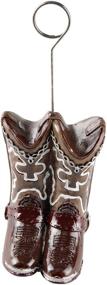 img 3 attached to 🤠 Versatile Cowboy Boot Photo/Balloon Holder - Perfect Party Accessory (1 count)