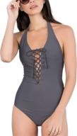 👙 womens halter monokini bikini by tobeinstyle - stylish women's clothing choice logo