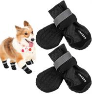 🐾 deenkk dog boots: waterproof, reflective, adjustable, anti-slip shoes for dogs - 4 pcs, small to large логотип