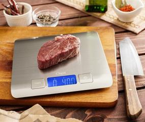 img 2 attached to 🔢 Zenith Digital Kitchen Scale by Ozeri: Sleek Stainless Steel Design with Fingerprint Resistant Coating for Enhanced Performance