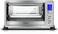 toshiba ac25cew-ss convection toaster oven with 9 functions, stainless steel - ideal for 6-slice bread & 12-inch pizza логотип