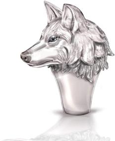 img 2 attached to Wolf Ring for Men: Viking-inspired Wolf Head Jewelry, Retro Totem Ring, Signet Design - Perfect Amulet Accessory