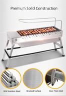 🔥 gaga portable charcoal kabob bbq grill with automatic rotation feature logo