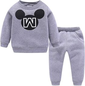 img 4 attached to 🧣 Mud Kingdom Toddler Winter Clothes Boys: Top-Quality Clothing Sets