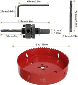 img 3 attached to 🎯 Ultimate Precision: Acrux7 Cornhole Boards Drilling Cutter