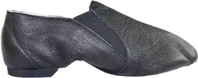 img 1 attached to Danzcue Leather Slip-on Jazz Bootie: Experience Unparalleled Comfort and Style in Dance