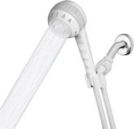 🚿 waterpik sm-651e original massage handheld shower head with powerspray, 1.8 gpm, white logo