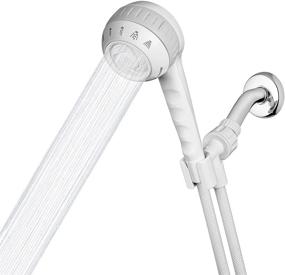 img 4 attached to 🚿 Waterpik SM-651E Original Massage Handheld Shower Head with PowerSpray, 1.8 GPM, White