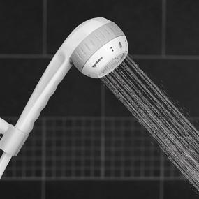 img 3 attached to 🚿 Waterpik SM-651E Original Massage Handheld Shower Head with PowerSpray, 1.8 GPM, White