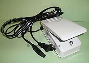 img 4 attached to White FC-YDK32A Sewing Machine Foot Control with Power Cord